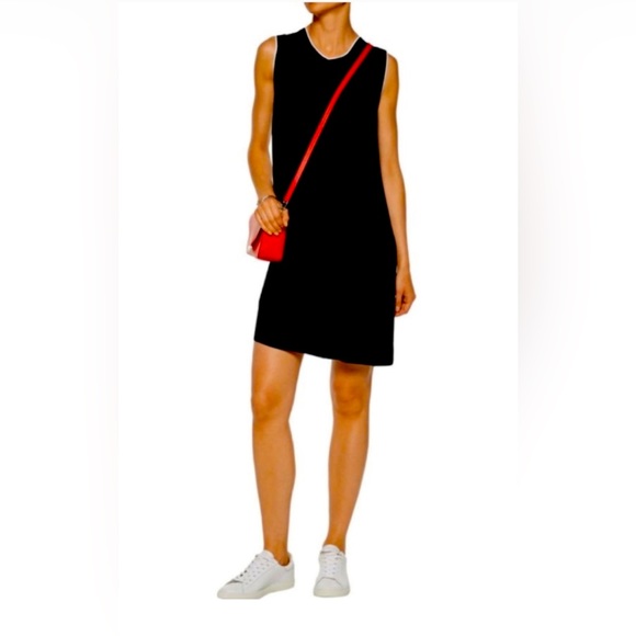 RAG & BONE Silk Black Sporty dress Zip back NWT - Picture 1 of 8